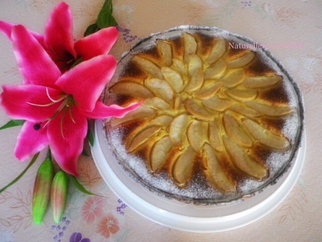 Tarte frangipane poires sans gluten lactose